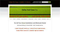 Desktop Screenshot of dallassodgrass.com